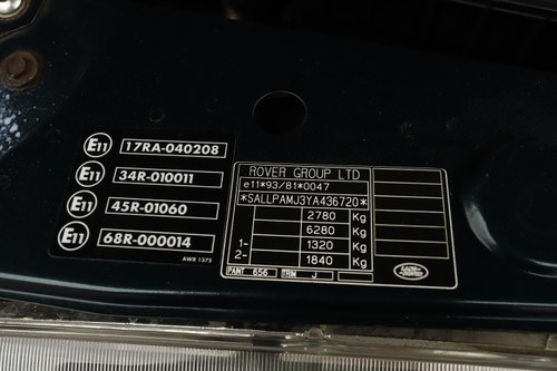 2000 Land Rover Range Rover Holland & Holland 4.6 In vendita (immagine 165 di 219)