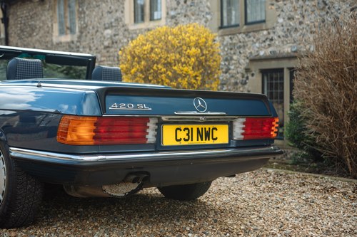 1986 Mercedes-Benz R107 420SL En venta (imagen 124 de 194)