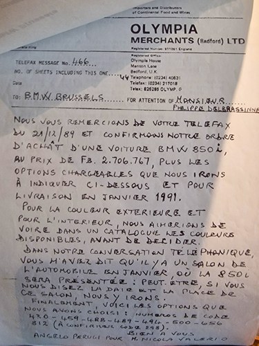 1991 BMW 850i Manual For Sale (picture 212 of 246)