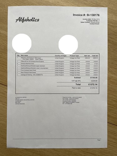 1969 Alfa Romeo Giulia Super 1600 S à vendre (picture 157 of 160)