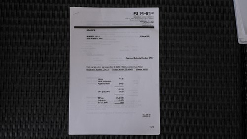 1986 Mercedes-Benz 300SL R107 till salu (bild 390 av 396)