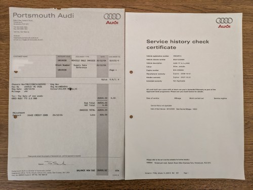 2004 Audi TT Coupe Quattro à vendre (picture 191 of 201)