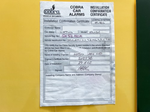 2003 Lotus Elise For Sale (picture 197 of 200)