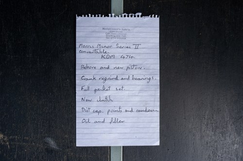 1954 Morris Minor 1000 Convertible In vendita (immagine 129 di 132)