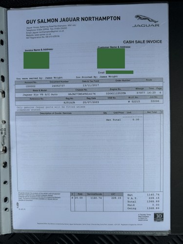 2003 Jaguar XJR X350 For Sale (picture 195 of 208)