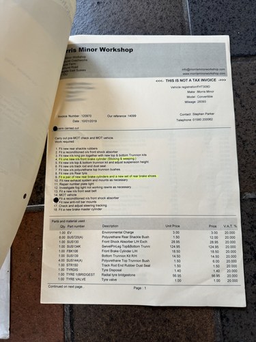 1966 Morris Minor 1000 Convertible For Sale (picture 45 of 50)