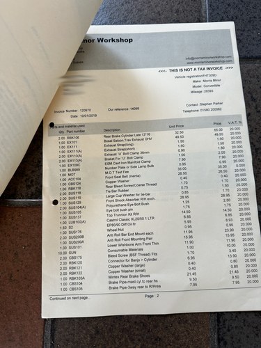 1966 Morris Minor 1000 Convertible For Sale (picture 46 of 50)