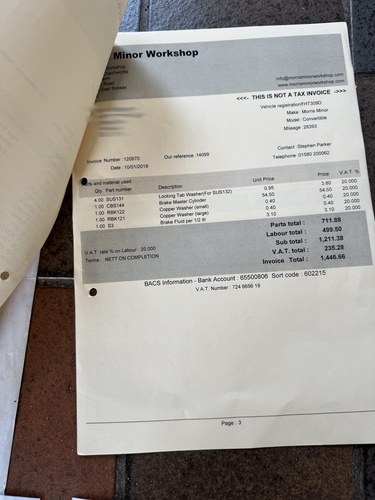 1966 Morris Minor 1000 Convertible For Sale (picture 47 of 50)