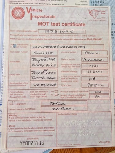 1981 Volkswagen Scirocco Mk1 1.6 Storm à venda (imagem 204 de 211)