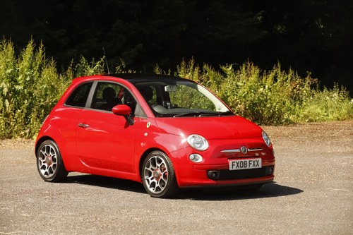 2008 Fiat 500 Ferrari Edition Te koop (foto 24 van 167)