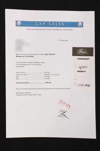 2008 Fiat 500 Ferrari Edition Te koop (foto 158 van 167)