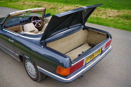 1988 Mercedes-Benz R107 500SL zum Verkauf (Bild 63 von 152)