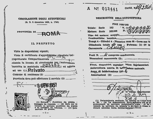 1957 Fiat 1100 103E En venta (imagen 84 de 84)