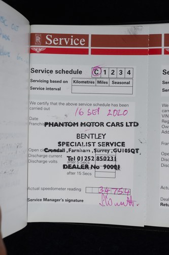 1997 Bentley Brooklands LPT Te koop (foto 200 van 236)