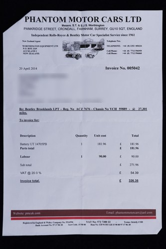 1997 Bentley Brooklands LPT Te koop (foto 210 van 236)