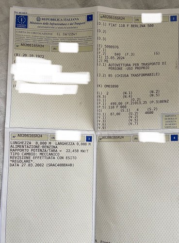 1972 Fiat 500F à vendre (picture 82 of 83)