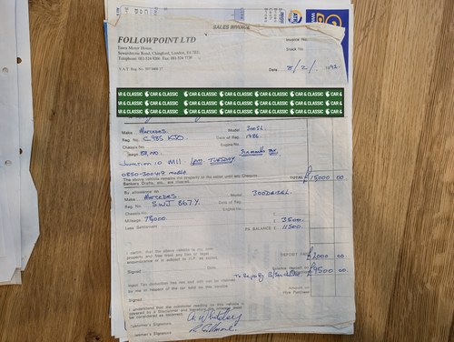 1986 Mercedes-Benz R107 300SL zum Verkauf (Bild 129 von 152)