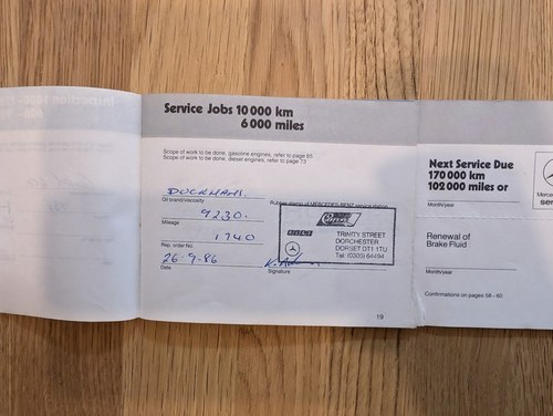 1986 Mercedes-Benz R107 300SL zum Verkauf (Bild 138 von 152)