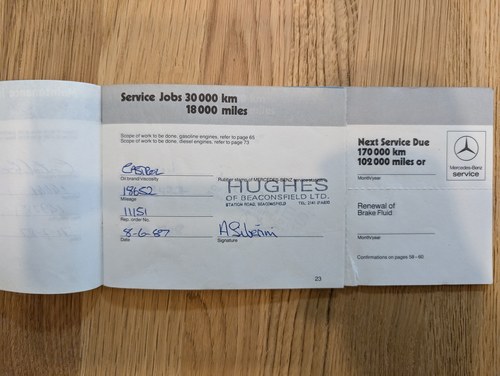 1986 Mercedes-Benz R107 300SL zum Verkauf (Bild 140 von 152)