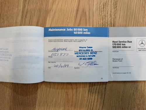 1986 Mercedes-Benz R107 300SL zum Verkauf (Bild 144 von 152)