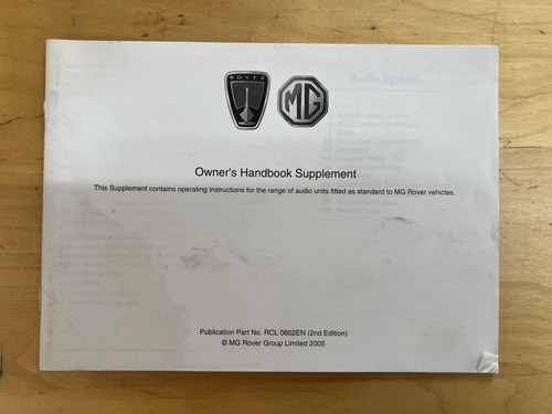 2003 MG TF 135 Te koop (foto 99 van 103)