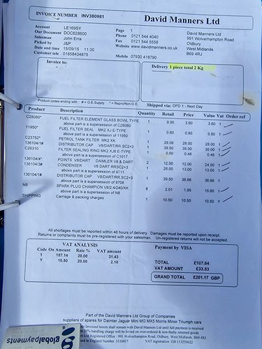 1969 Daimler V8 250 zum Verkauf (Bild 224 von 232)