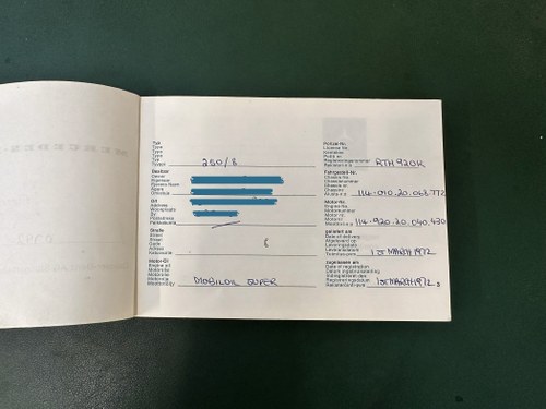 1972 Mercedes-Benz 250 Saloon W114 Te koop (foto 142 van 151)