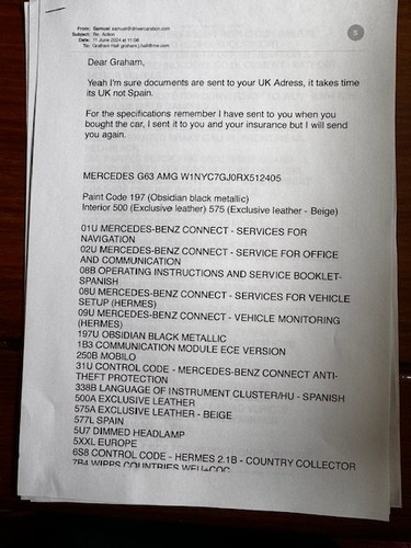 2024 Mercedes-Benz G-Class AMG G63 In vendita (immagine 176 di 179)