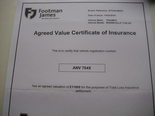 1981 Triumph Bonneville T140 Royal Wedding Limited Edition zum Verkauf (Bild 82 von 88)