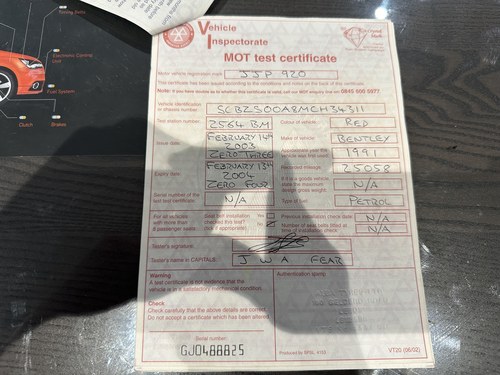 1991 Bentley Mulsanne S For Sale (picture 182 of 217)