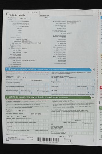 1989 Maserati Spyder 2800 Bi-Turbo Spyder e Te koop (foto 204 van 229)