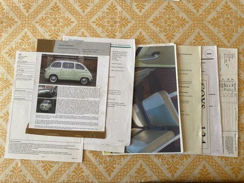 1958 Fiat Multipla Series 1 For Sale (picture 85 of 85)