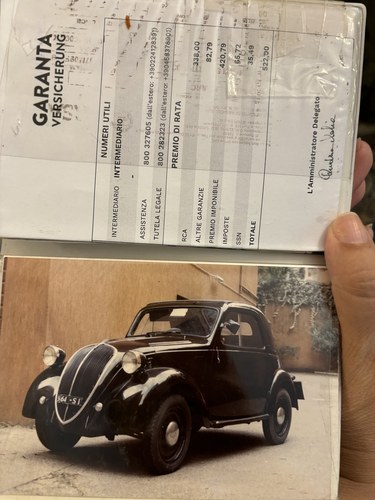 1936 Fiat 500 A Topolino In vendita (immagine 81 di 81)
