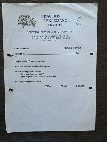 1950 Citroën Traction Avant Normale Roadster former Peking to Paris endurance rally car à vendre (picture 160 of 216)