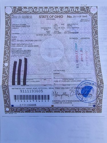 1972 Mercedes-Benz 450SL (R107) In vendita (immagine 204 di 221)