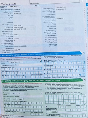 1972 Mercedes-Benz 450SL (R107) In vendita (immagine 207 di 221)