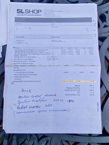 1972 Mercedes-Benz 450SL (R107) In vendita (immagine 214 di 221)