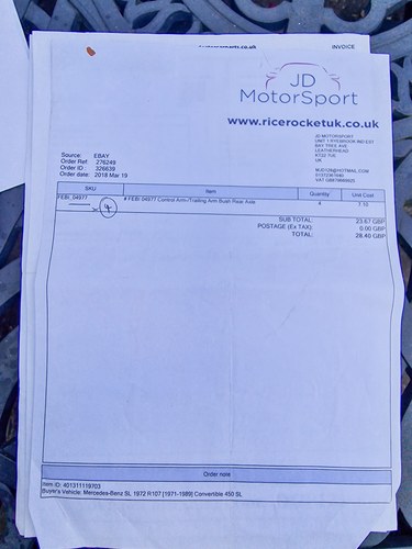 1972 Mercedes-Benz 450SL (R107) In vendita (immagine 221 di 221)