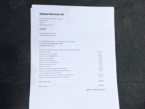 2007 Alfa Romeo 2.2 Spider JTS zum Verkauf (Bild 221 von 226)