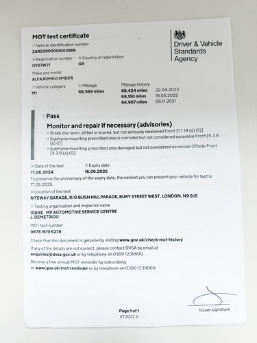 2007 Alfa Romeo 2.2 Spider JTS zum Verkauf (Bild 219 von 226)