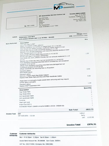 2007 Alfa Romeo 2.2 Spider JTS zum Verkauf (Bild 220 von 226)