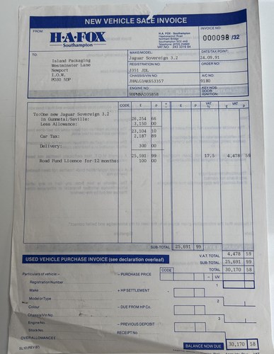 1991 Jaguar XJ6 3.2 Sovereign (XJ40) For Sale (picture 115 of 119)