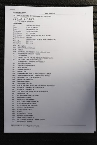 2011 Mercedes G350 Cdi Auto G-Wagon Te koop (foto 188 van 222)