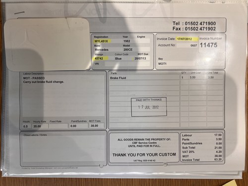 1982 Mercedes-Benz C123 280CE For Sale (picture 166 of 237)