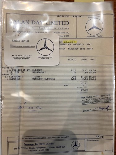 1982 Mercedes-Benz C123 280CE For Sale (picture 176 of 237)