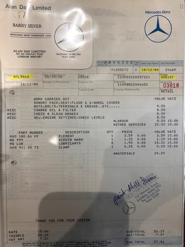 1982 Mercedes-Benz C123 280CE For Sale (picture 180 of 237)