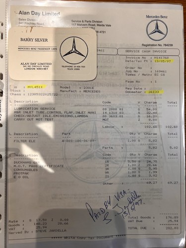 1982 Mercedes-Benz C123 280CE For Sale (picture 198 of 237)
