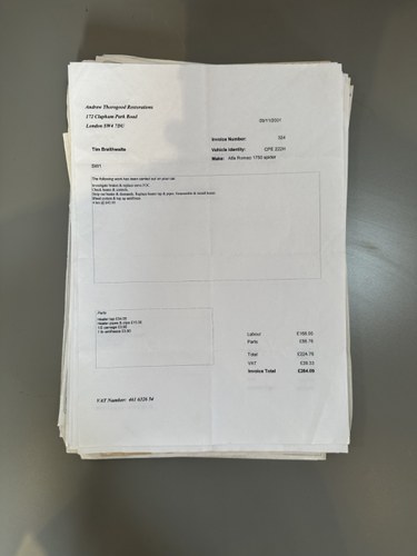 1970 Alfa Romeo 1750 Spider Veloce à vendre (picture 177 of 225)