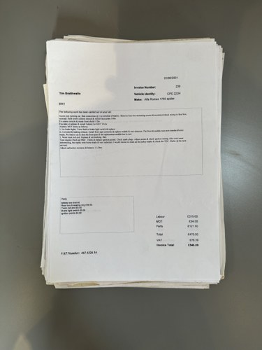 1970 Alfa Romeo 1750 Spider Veloce à vendre (picture 179 of 225)