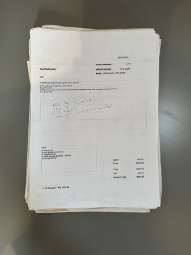 1970 Alfa Romeo 1750 Spider Veloce à vendre (picture 180 of 225)